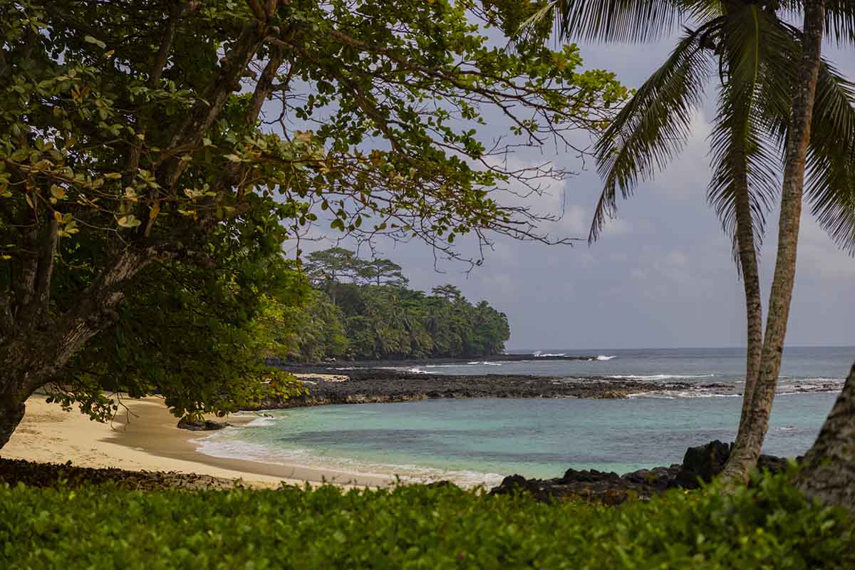 Relax on golden sands on one of Sao Tome and Princpe's beautiful beaches - 10 Best Things to do on Sao Tome & Principe