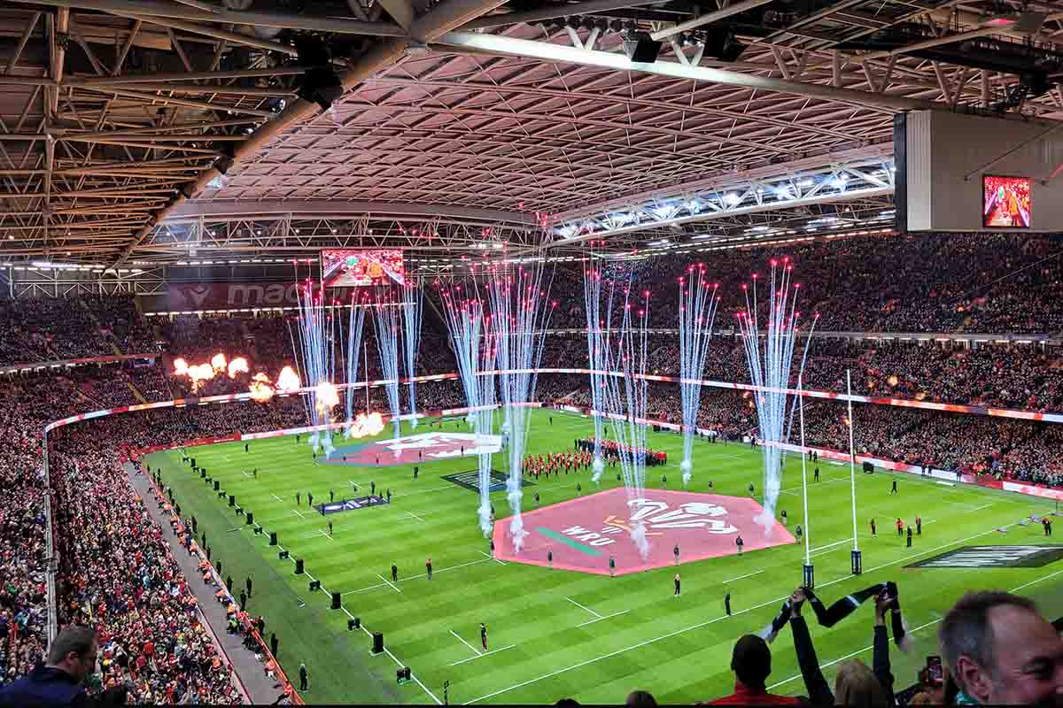 United Kingdom - Sport - A Six Nations rugby Match at the Principality Stadium, Cardiff