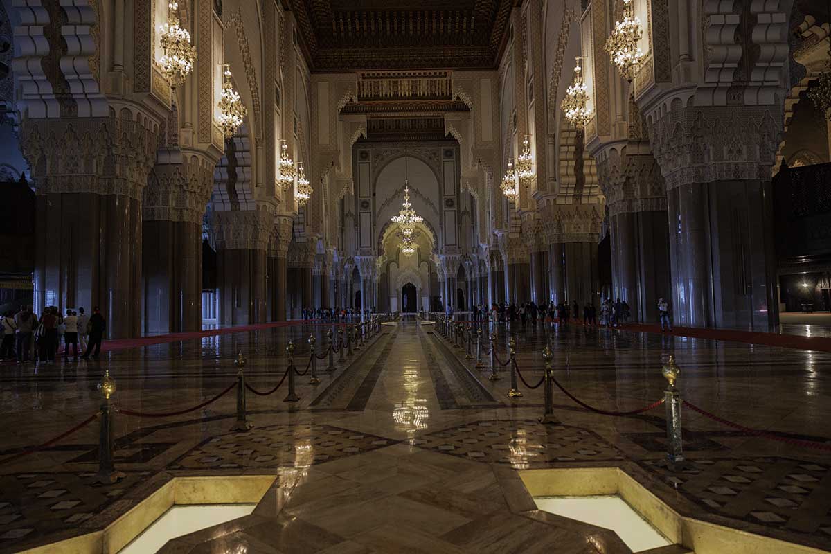 The spectacular Hassan II Mosque - Casablanca