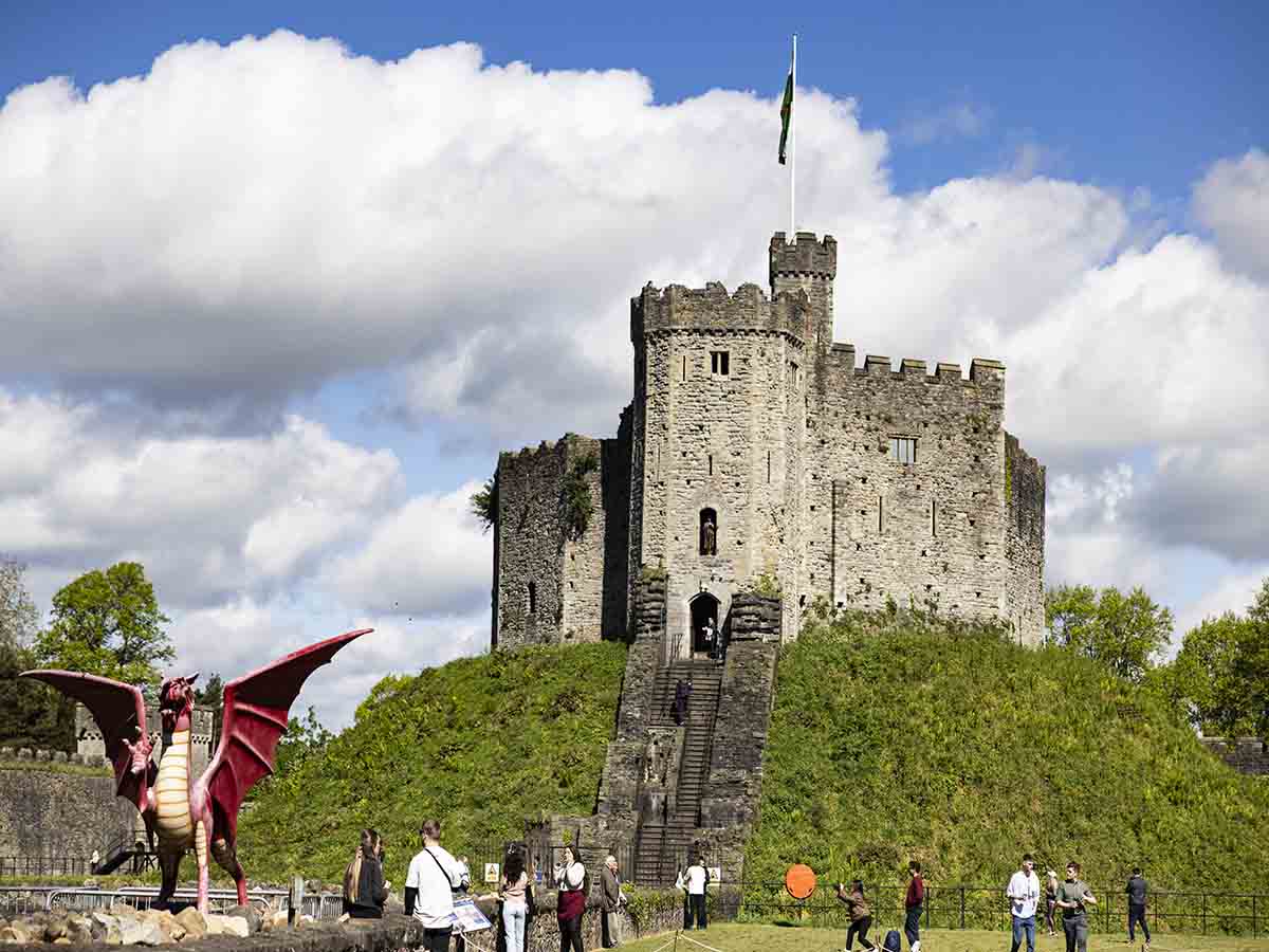 Norman Keep at Cardiff Castle - Cardiff Places to Visit