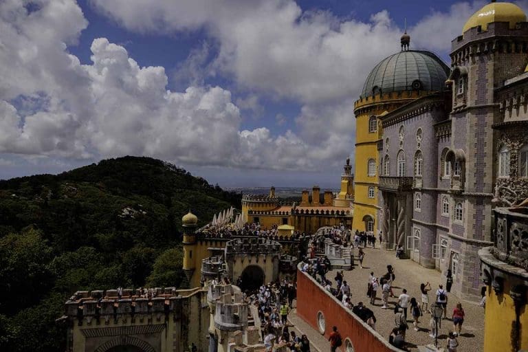 View of countryside from Pena Palace, Sintra - 10 Best Day Trips from Lisbon