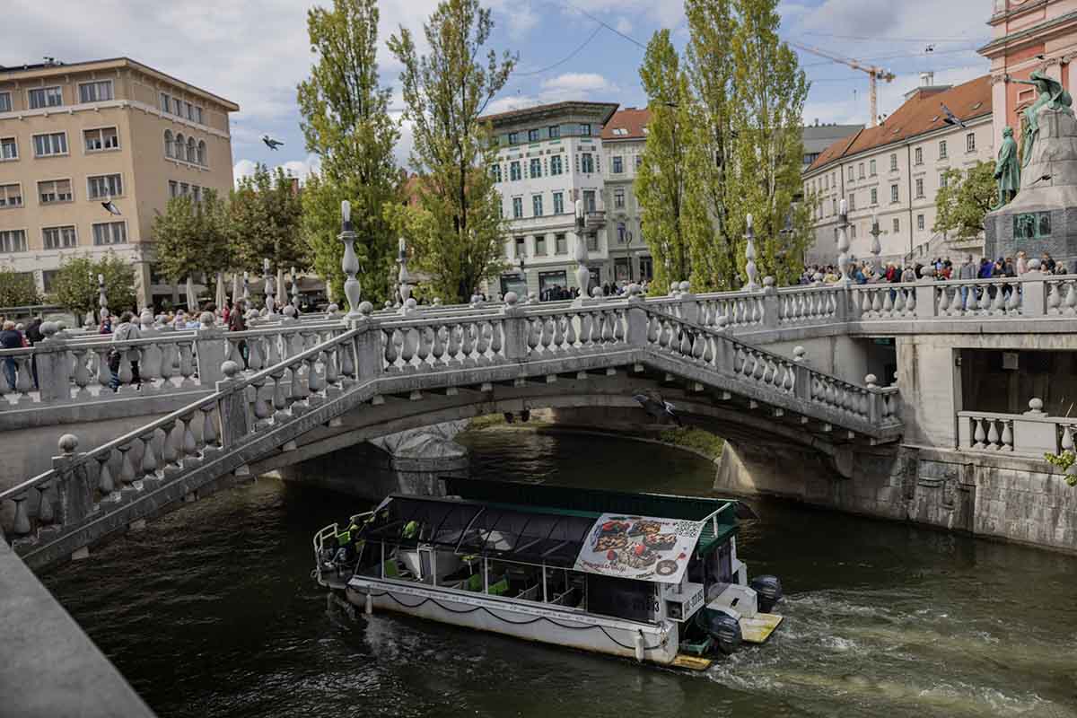 The Triple Bridge in Ljubljana