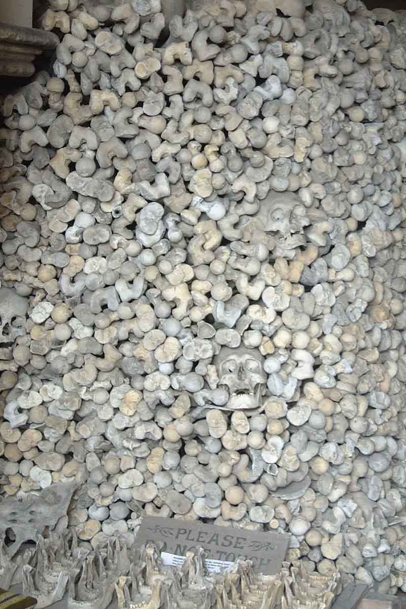 Bones at Hythe's Ossuary