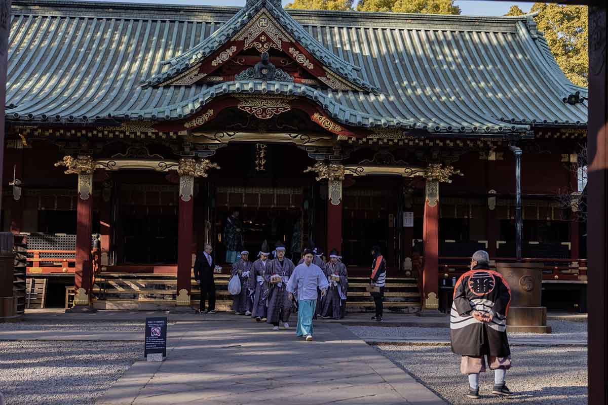 Temple festival in Yanaka, Tokyo