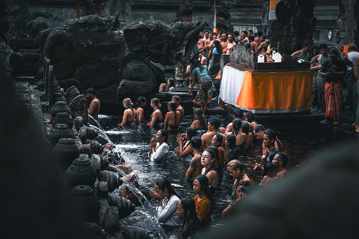 Bali to Java Itinerary Melukat Ceremony